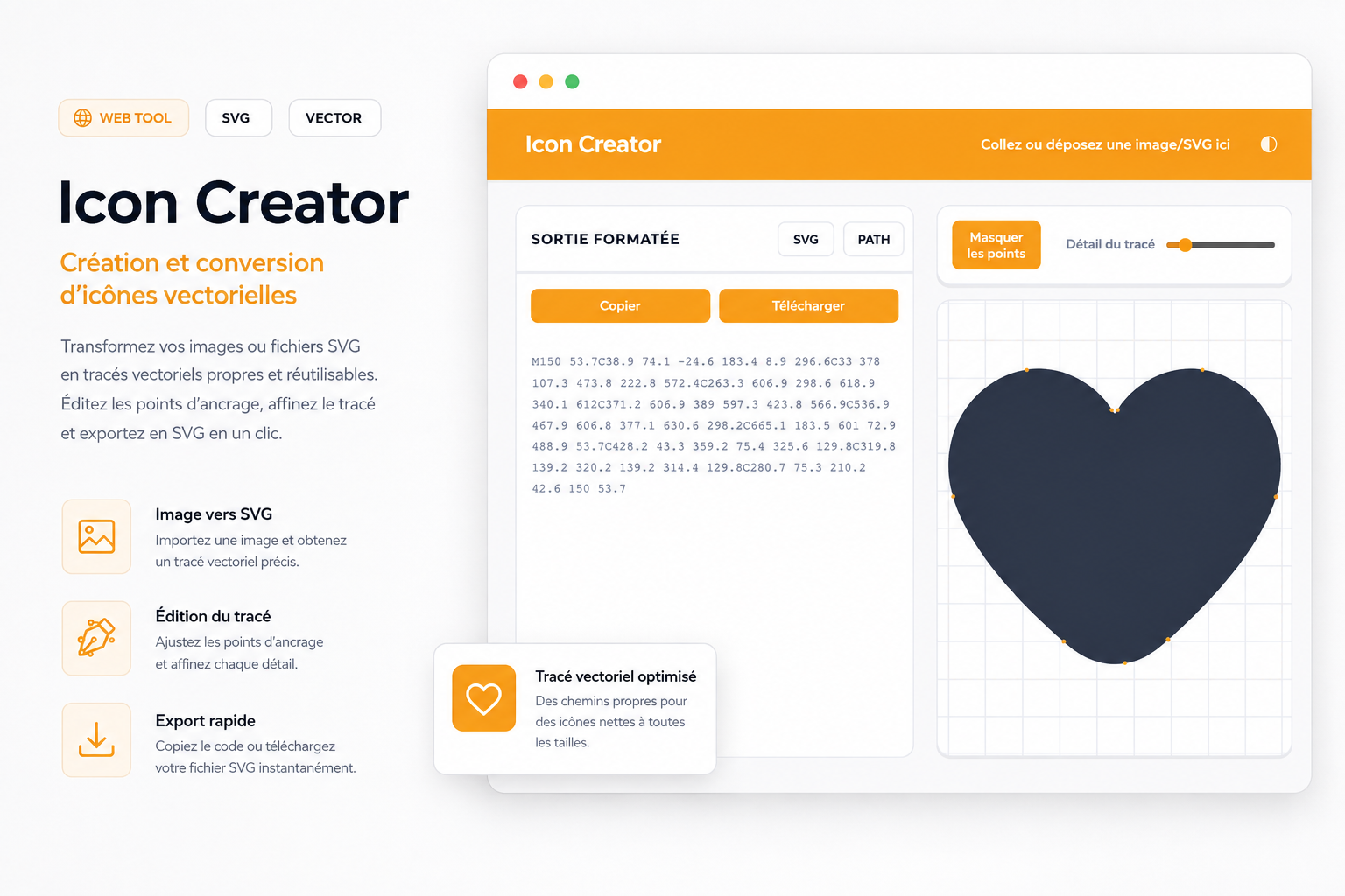 Présentation de l'outil web Icon Creator